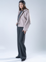 شلوار پارچه ای بگ قد 110 بزیاق ذغالی کد 22652 - Image 9