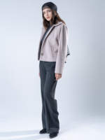 شلوار پارچه ای بگ قد 110 بزیاق ذغالی کد 22652 - Image 6