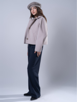 شلوار پارچه ای بگ قد 110 بزیاق سرمه ای کد 22654 - Image 7