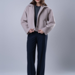 شلوار پارچه ای بگ قد 110 بزیاق سرمه ای کد 22654