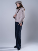 شلوار پارچه ای بگ قد 110 بزیاق سرمه ای کد 22654 - Image 2