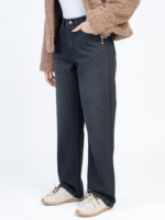 شلوار جین رگولار قد 110 مشکی کد 22667 - Image 4