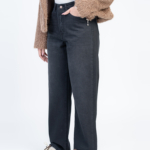 شلوار جین رگولار قد 110 مشکی کد 22667