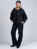 شلوار جین رگولار قد 110 مشکی کد 22669 - Image 3