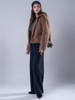 شلوار پارچه ای فول بگ قد 110 بزیاق سرمه ای کد 22718 - Image 7