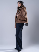 شلوار پارچه ای فول بگ قد 110 بزیاق سرمه ای کد 22718 - Image 2