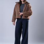 شلوار پارچه ای فول بگ قد 110 بزیاق سرمه ای کد 22718