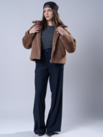 شلوار پارچه ای فول بگ قد 110 بزیاق سرمه ای کد 22718 - Image 3