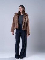 شلوار پارچه ای فول بگ قد 110 بزیاق سرمه ای کد 22718 - Image 4