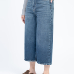 شلوار جین کراپ واید لگ قد 85 کد 22783
