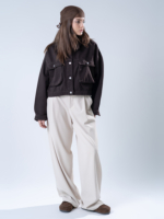 شلوار پارچه ای واید لگ فیلتو قد 110 کرم تیکال کد 22792 - Image 6