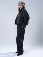 شلوار پارچه ای واید لگ فیلتو قد 110 مشکی تیکال کد 22793 - Image 2