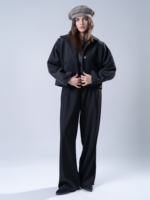 شلوار پارچه ای واید لگ فیلتو قد 110 مشکی تیکال کد 22793 - Image 7