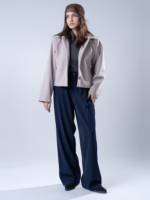 شلوار پارچه ای واید لگ فیلتو قد 110 سرمه ای تیکال کد 22797 - Image 3