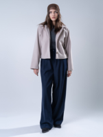 شلوار پارچه ای واید لگ فیلتو قد 110 سرمه ای تیکال کد 22797