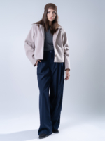 شلوار پارچه ای واید لگ فیلتو قد 110 سرمه ای تیکال کد 22797 - Image 4