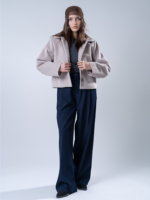 شلوار پارچه ای واید لگ فیلتو قد 110 سرمه ای تیکال کد 22797 - Image 5