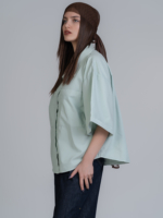 شومیز پارچه ای روناس سبز