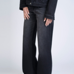 شلوار جین بگ قد 115 مشکی کد 21629