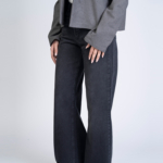 شلوار جین بگ قد 115 مشکی کد 21631