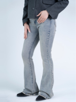 شلوار جین بوت کات قد 110 کش کد 21674 - Image 3