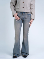 شلوار جین بوت کات قد 110 کش کد 21675