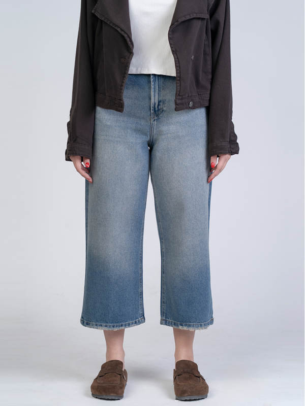 شلوار جین بگ قد 90 کد 22106 - Image 2