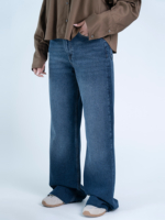 شلوار جین بگ قد 115 دمپا کات کد 22111