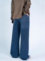 شلوار جین بگ قد 115 دمپا کات کد 22111 - Image 2