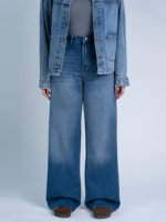 شلوار جین بگ قد 115 دمپا کات کد 22113 - Image 3