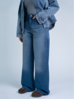 شلوار جین بگ قد 115 دمپا کات کد 22113