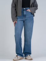 شلوار جین رگولار قد 110 کم کش کد 22128