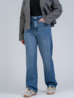 شلوار جین رگولار قد 110 کم کش کد 22128 - Image 3