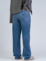 شلوار جین رگولار قد 110 کم کش کد 22128 - Image 2