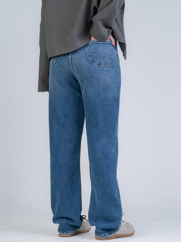شلوار جین رگولار قد 110 کم کش کد 22128 - Image 2