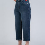 شلوار جین رگولار قد 90 کم کش کد 22140