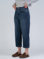 شلوار جین رگولار قد 90 کم کش کد 22140