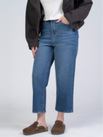 شلوار جین رگولار قد 90 کم کش کد 22142 - Image 2