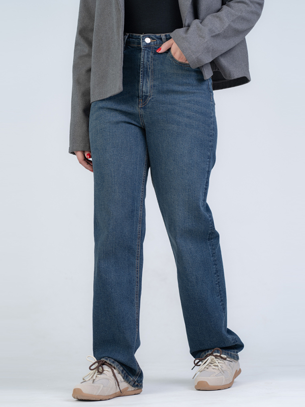 شلوار جین رگولار قد 110 کم کش کد 22153 - Image 3