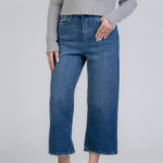 شلوار جین بگ قد 90 کم کش کد 22155