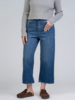 شلوار جین بگ قد 90 کم کش کد 22155