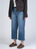شلوار جین بگ قد 90 کم کش کد 22156