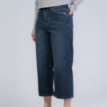 شلوار جین بگ قد 90 کم کش کد 22158