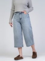 شلوار جین کراپ واید لگ قد 85 کد 22204