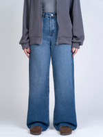 شلوار جین بگ قد 115 دمپا کات کد 22221 - Image 3