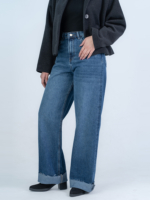 شلوار جین بگ قد 115 دمپا کات کد 22225