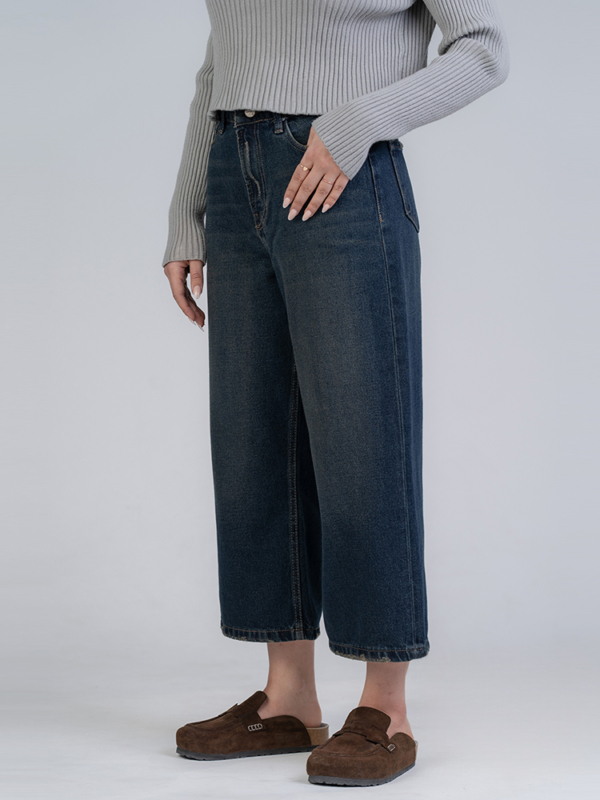 شلوار جین بگ قد 90 کد 22254 - Image 2