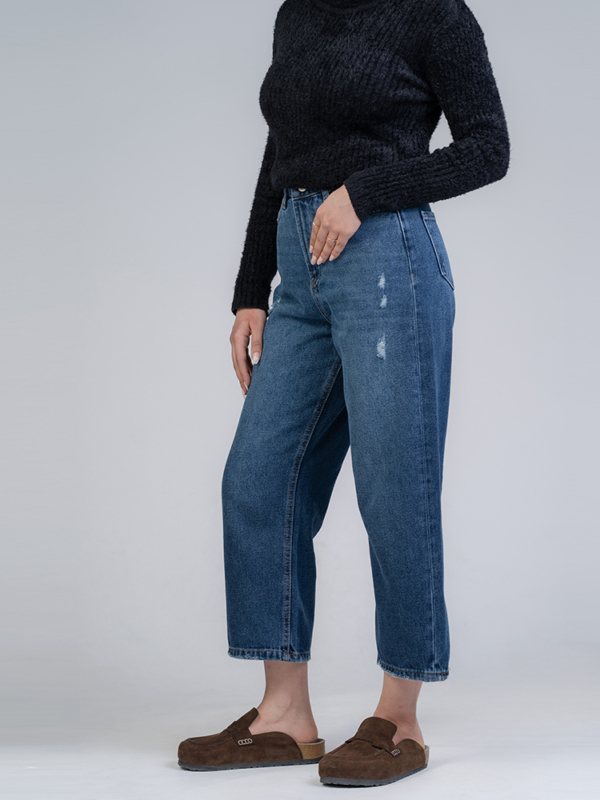 شلوار جین رگولار قد 90 کد 22264 - Image 2