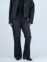 شلوار جین فلر قد 110 مشکی کد 22298 - Image 3