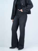 شلوار جین فلر قد 110 مشکی کد 22298